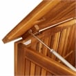 Bowery Hill Contemporary Solid Acacia Wood Storage Box in Brown