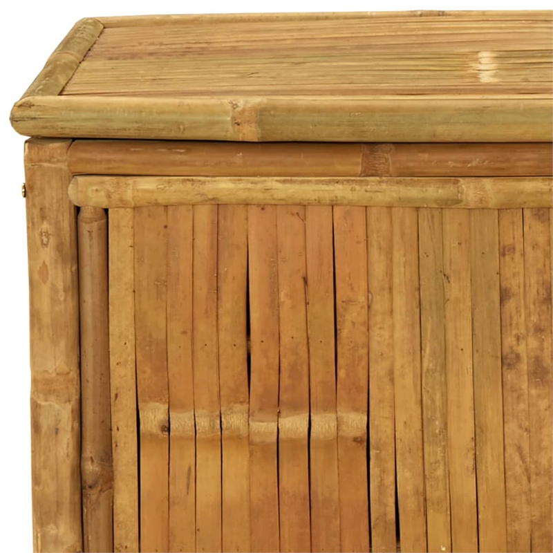 Bowery Hill Contemporary Bamboo Polyethylene Garden Storagein Natural