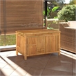 Bowery Hill Contemporary Bamboo Polyethylene Garden Storagein Natural