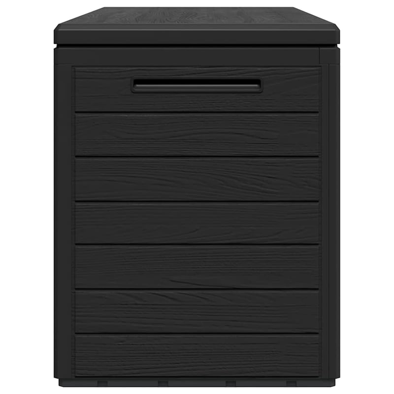 Bowery Hill Contemporary Polypropylene Storage Box in Anthracite