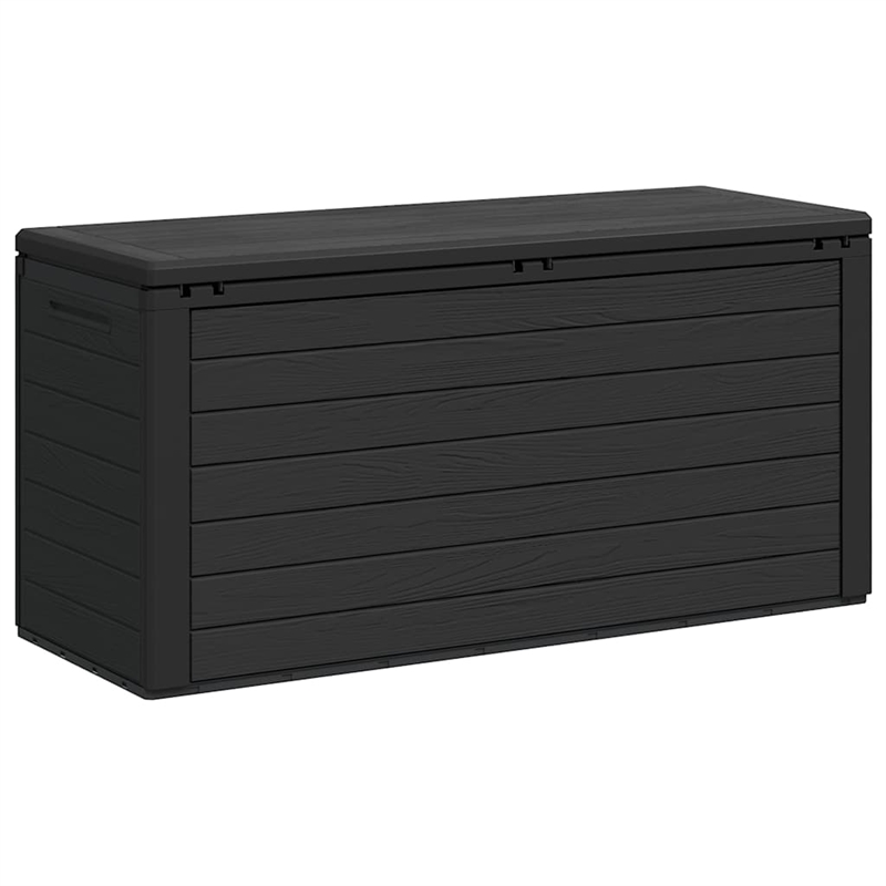 Bowery Hill Contemporary Polypropylene Storage Box in Anthracite