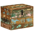 Bowery Hill Contemporary Reclaimed Solid Wood Storage in Multi-Color