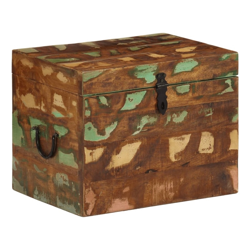 Bowery Hill Contemporary Reclaimed Solid Wood Storage in Multi-Color