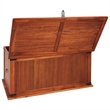 Bowery Hill Contemporary Solid Acacia Wood MDF Storage Chest in Brown