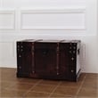 Bowery Hill Contemporary Large Wood and Engineered Wood Chest in Brown