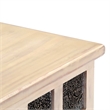 Bowery Hill Contemporary Solid Acacia Wood Storage Box in White