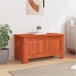 Bowery Hill Solid Acacia Wood and Engineered Wood Storage Chest in Brown