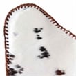 Bowery Hill Contemporary Butterfly Cowhide Chair in Brown and White