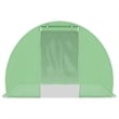 Bowery Hill Medium Polyethylene Mesh Galvanized Steel Greenhouse in Green