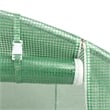 Bowery Hill Medium Polyethylene Mesh Galvanized Steel Greenhouse in Green