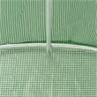 Bowery Hill Medium Polyethylene Mesh Galvanized Steel Greenhouse in Green