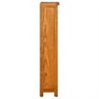 Bowery Hill Contemporary Medium Oak Veneered MDF Bookcase in Natural Oak