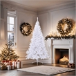 Bowery Hill Decorative Inlays Artificial Christmas Tree in White