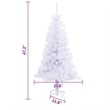 Bowery Hill PVC 4 ft Collapsible Artificial Christmas Trees in White