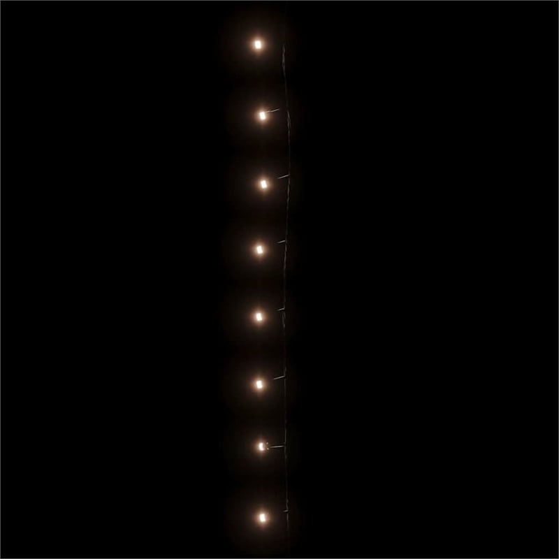 Bowery Hill 49.2 ft Length PVC Decorative Inlays Led String in Warm white