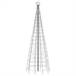 Bowery Hill Contemporary Extra Tall Led Christmas Tree in Cold White