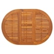 Bowery Hill Solid Acacia Wood Medium Dining Table in Natural Wood