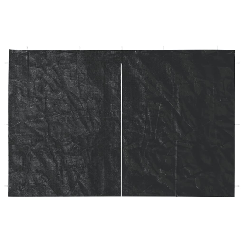 Bowery Hill Contemporary Large Party Tent Sidewall in Anthracite/Gray