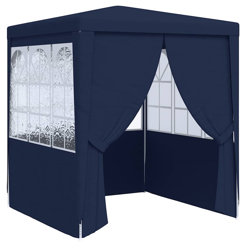 Bowery Hill Contemporary Plastic and Steel Party Tent in Blue