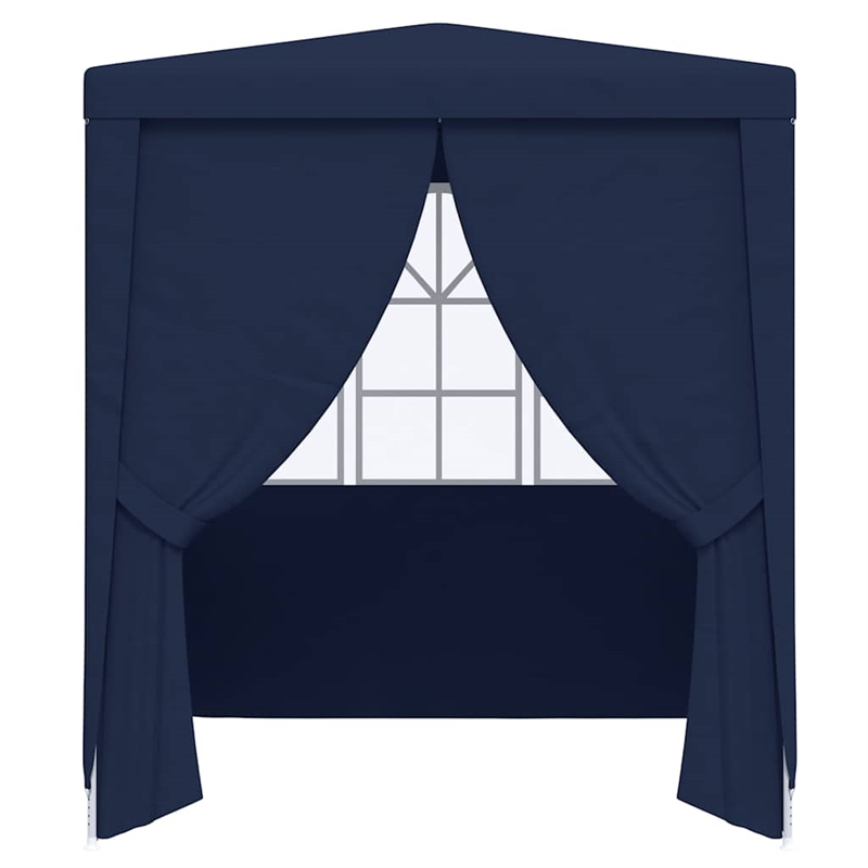 Bowery Hill Contemporary Plastic and Steel Party Tent in Blue