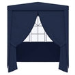 Bowery Hill Contemporary Plastic and Steel Party Tent in Blue