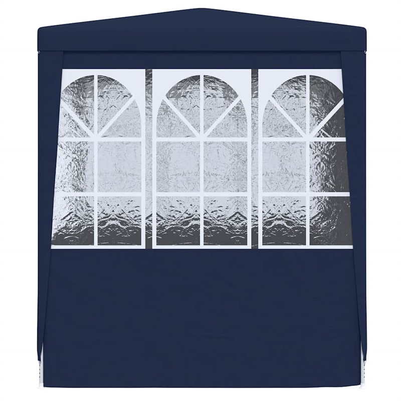 Bowery Hill Contemporary Plastic and Steel Party Tent in Blue