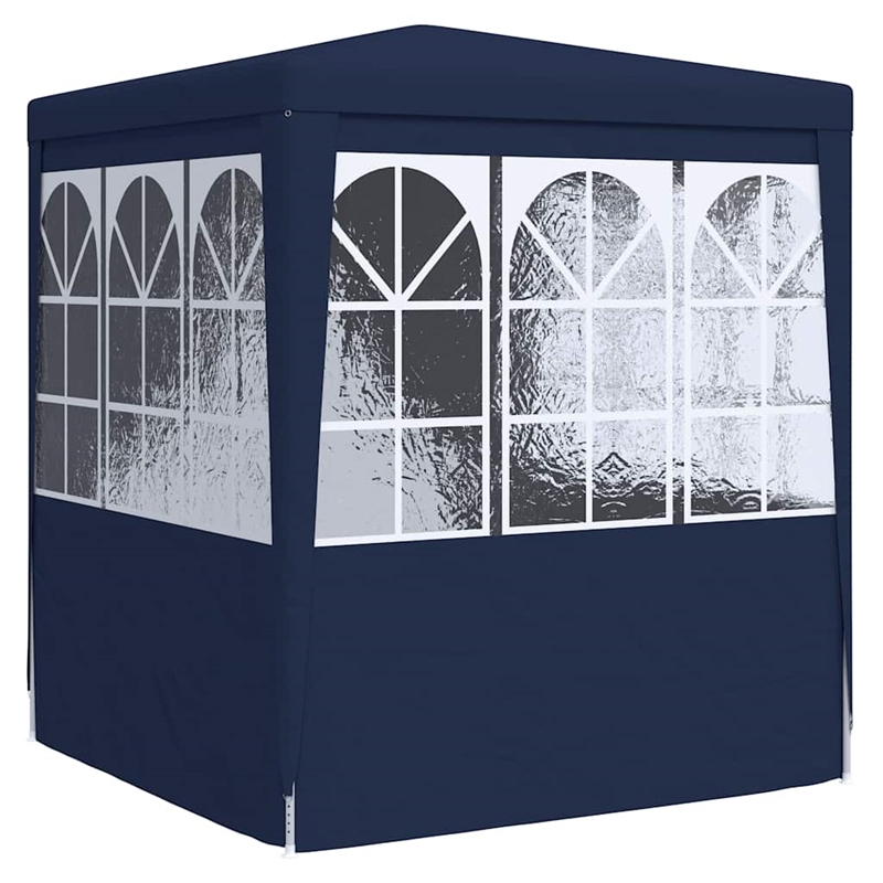 Bowery Hill Contemporary Plastic and Steel Party Tent in Blue