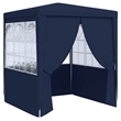 Bowery Hill Contemporary Plastic and Steel Party Tent in Blue