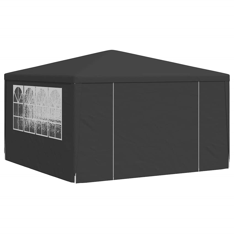 Bowery Hill Contemporary Steel 13.1 x 13.1 ft Party Tent in Anthracite