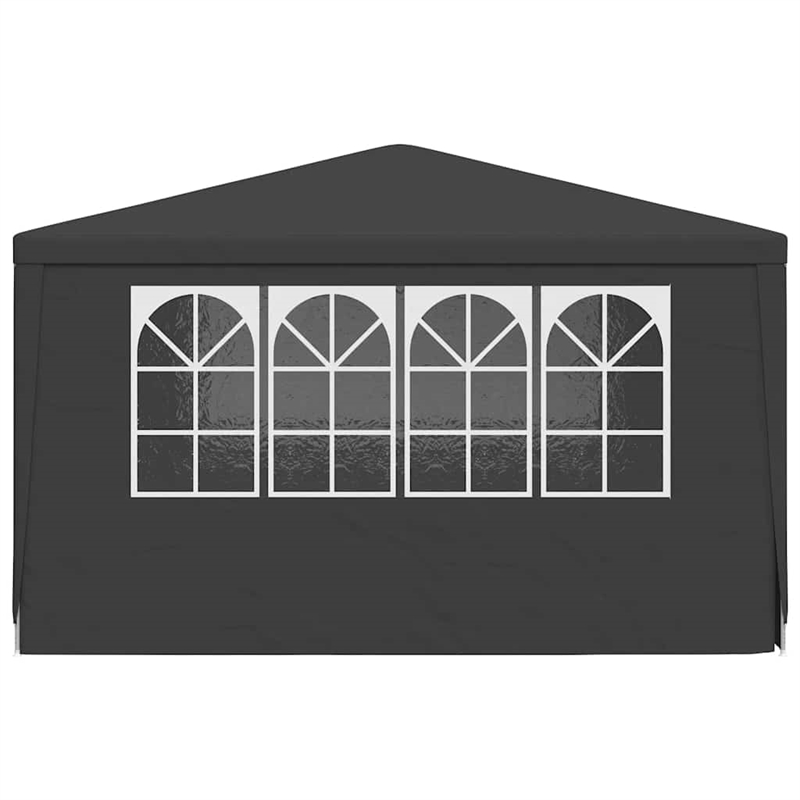Bowery Hill Contemporary Steel 13.1 x 13.1 ft Party Tent in Anthracite