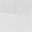 Bowery Hill Contemporary Polyethylene Steel Medium Party Tent in White