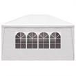Bowery Hill Contemporary Polyethylene Steel Medium Party Tent in White