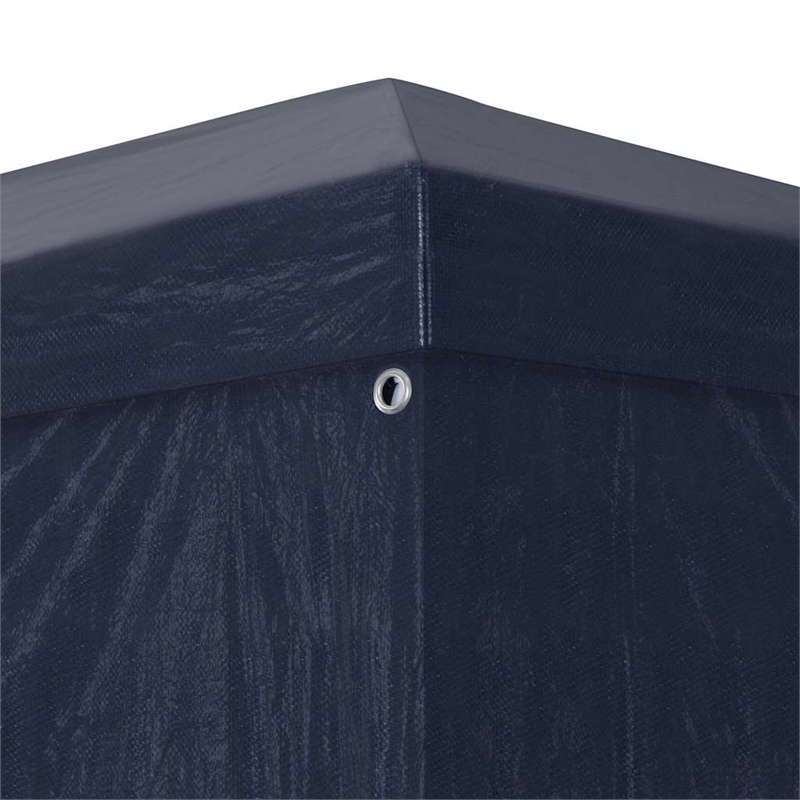 Bowery Hill Contemporary 9.8 x 13.1 ft Polyethylene Party Tent in Blue