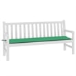 Bowery Hill Contemporary Large Garden Bench Cushion in Green