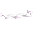 Bowery Hill Contemporary Large Garden Bench Cushion in Green
