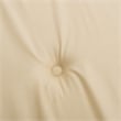 Bowery Hill Contemporary Large Garden Bench Cushion in Beige