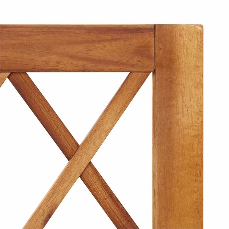 Bowery Hill Solid acacia wood Medium Garden Raised Bed in Natural Wood color