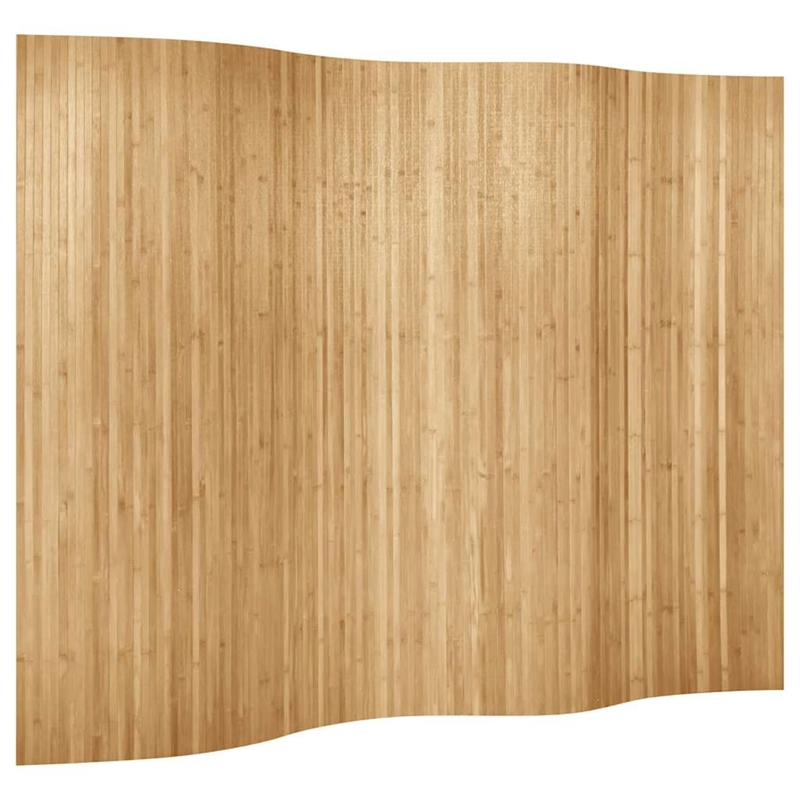 Bowery Hill Contemporary Room Divider Bamboo in Natural Finish