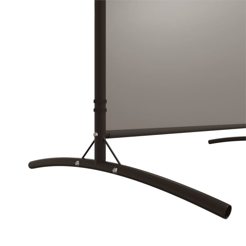 Bowery Hill Contemporary 6-Panel Room Divider in Anthracite Fabric
