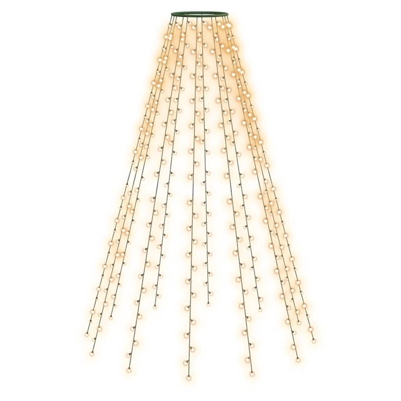 Bowery Hill PVC Standard Water Resistant Tree Light in Green