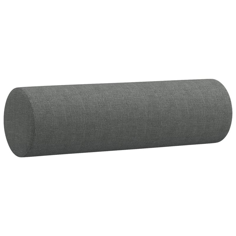 Bowery Hill Contemporary Metal Sofa Set in Dark Grey Fabric Polyester