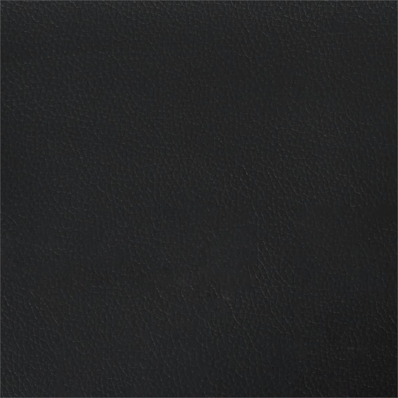 Bowery Hill Contemporary 2-Seater Durable Sofa Set in Black Faux Leather