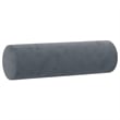 Bowery Hill Contemporary 2-Seater Sofa in Dark Grey Polyester Velvet
