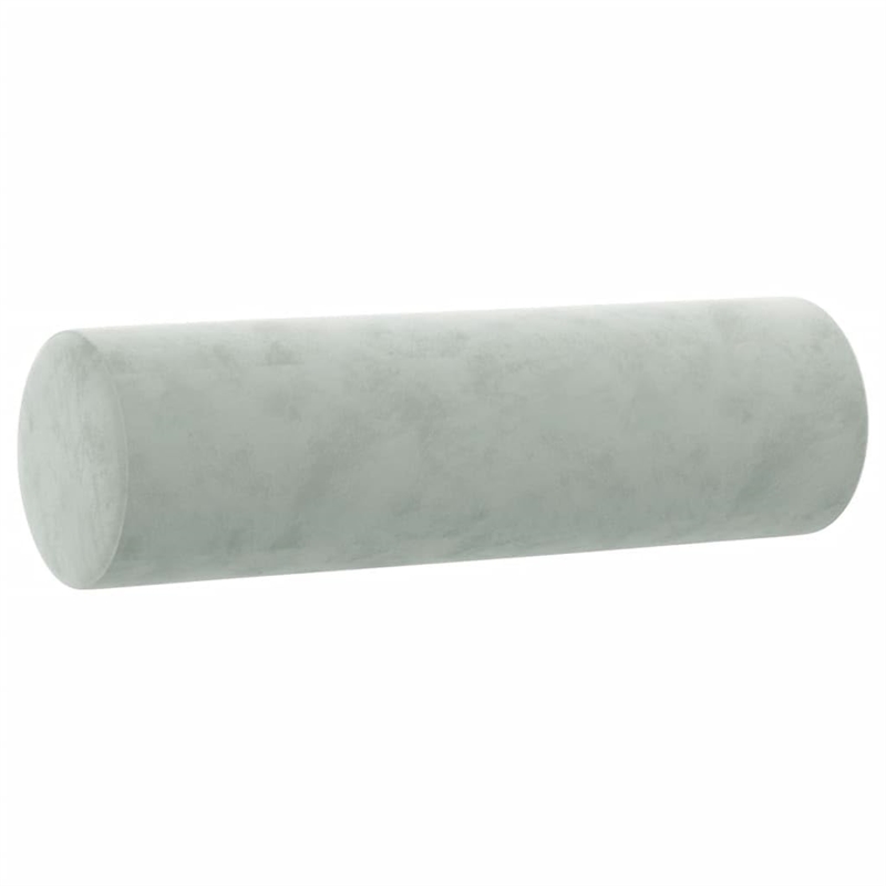 Bowery Hill 2-Seater Sofa with Removable Covers in Light Grey Velvet