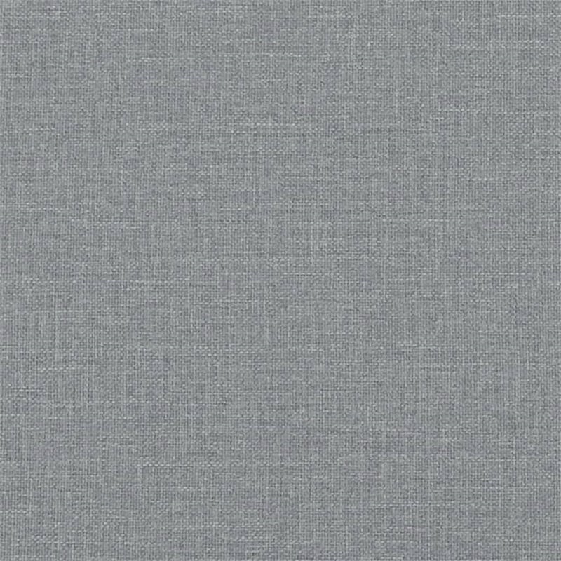 Bowery Hill L-Shaped Sofa Bed in Light Gray Fabric Polyester