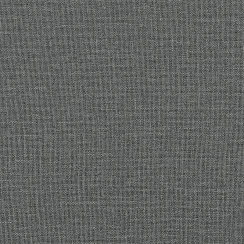 Bowery Hill Contemporary L-Shaped Sofa Bed in Dark Gray Polyester