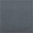 Bowery Hill Metal 3-Seater Sofa in Dark Gray Polyester Velvet