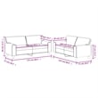 Bowery Hill Contemporary Metal 2-Seater Sofa Set in Black Faux Leather