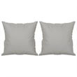 Bowery Hill Contemporary Metal 2-Seater Sofa in Light Grey Finish