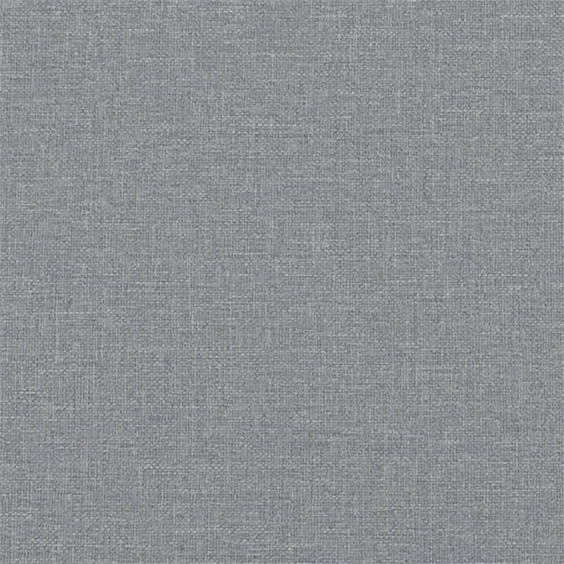 Bowery Hill Contemporary 3-Seater Sofa with Footstool in Light Grey